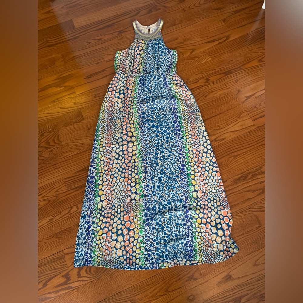 Multicolored Beach Maxi Dress
